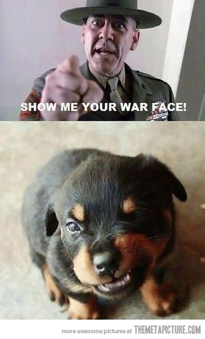 Show me your war face!